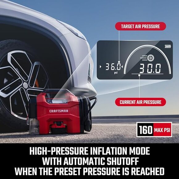 NEW IN BOX! Craftsman Multi-function Air Compressor/Tire Inflator/Vacuum/Blower - Picture 3 of 16